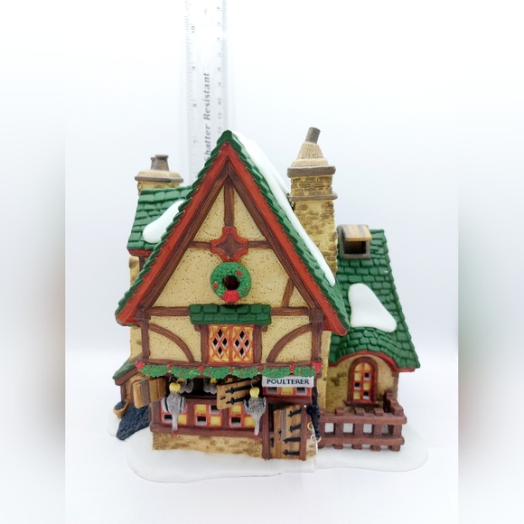 Vtg Dept 56 Dickens Christmas Village 1997 LEACOCK POULTERER - Picture 7 of 8